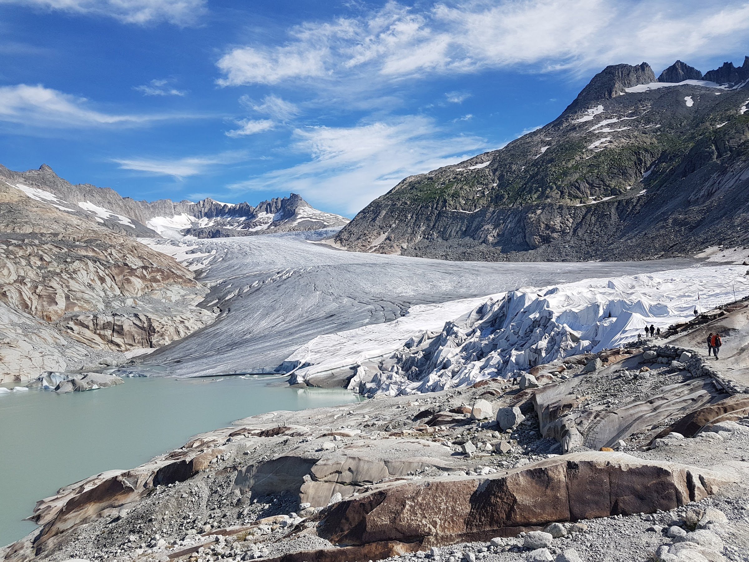 Eisgrotte Belvédère am Rhonegletscher
